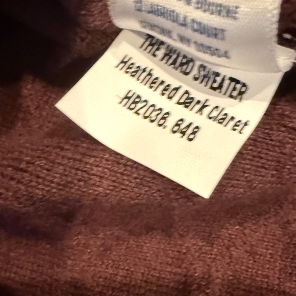 Holderness & Bourne Men's XXL The Ward Sweater Heathered Dark Claret MSRP $185 - Picture 7 of 8